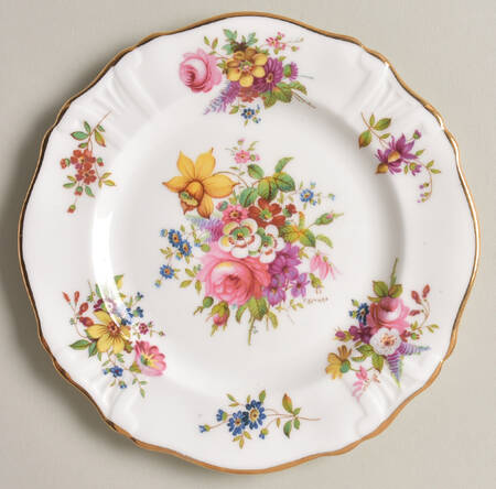 Howard Sprays (Scalloped, Embossed) Bread & Butter Plate by Hammersley
