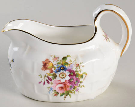 Howard Sprays (Scalloped, Embossed) Strawberry Basket-Open Sugar by Hammersley