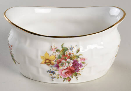 Howard Sprays (Scalloped, Embossed) Strawberry Basket Creamer Only by Hammersley
