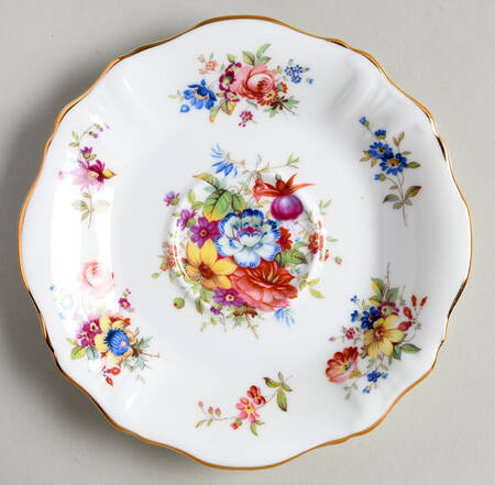 Howard Sprays (Scalloped, Embossed) Saucer for Flat Cup by Hammersley