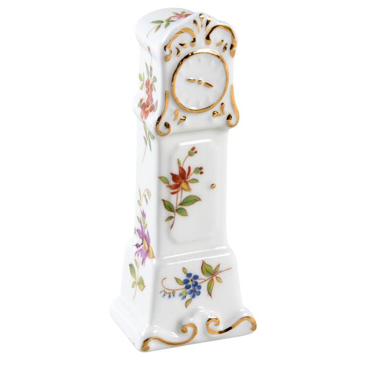 Howard Sprays (Scalloped, Embossed) Figural Clock by Hammersley