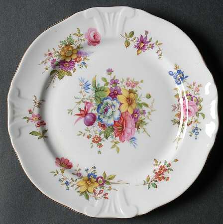 Howard Sprays (Scalloped, Embossed) Bread & Butter Plate by Hammersley