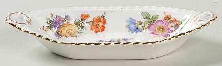 Howard Sprays (Scalloped, Embossed) 6" Rectangular Sweet Meat