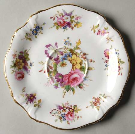 Howard Sprays (Scalloped, Embossed) Saucer for Cream Soup Bowl