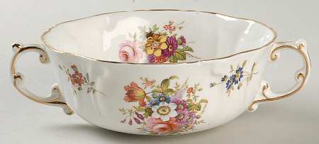 Howard Sprays (Scalloped, Embossed) Flat Cream Soup Bowl