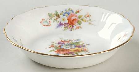 Howard Sprays (Scalloped, Embossed) Fruit/Dessert (Sauce) Bowl