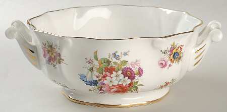 Howard Sprays (Scalloped, Embossed) Round Vegetable No Lid