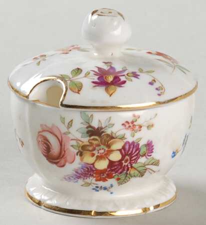 Howard Sprays (Scalloped, Embossed) Mustard Jar & Lid