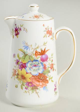 Howard Sprays (Scalloped, Embossed) Large Syrup with Lid