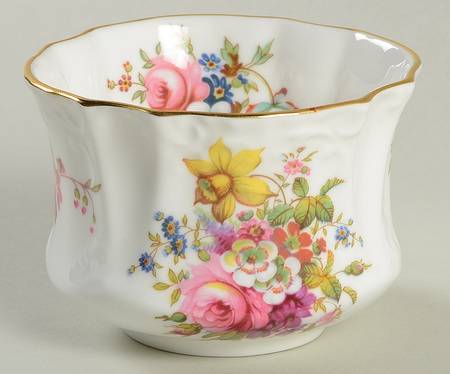Howard Sprays (Scalloped, Embossed) Individual Open Sugar Bowl