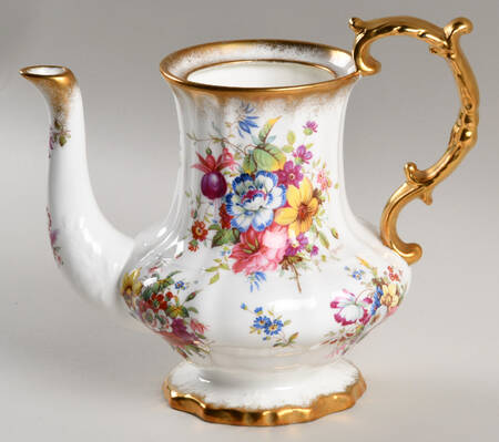 Lady Patricia (Scalloped, Embossed) Coffee Pot No Lid