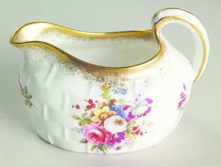 Lady Patricia (Scalloped, Embossed) Strawberry Basket Creamer Only