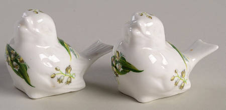 Lily of The Valley Figural Salt and Pepper