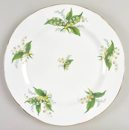 Lily of The Valley Dinner Plate