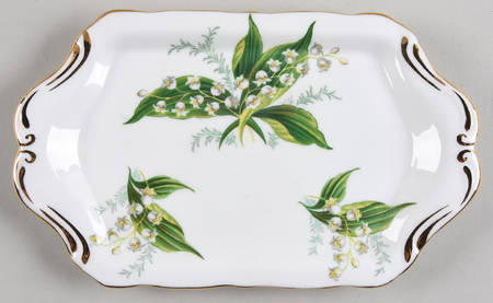 Lily of The Valley Tray for Mini Creamer & Open Sugar