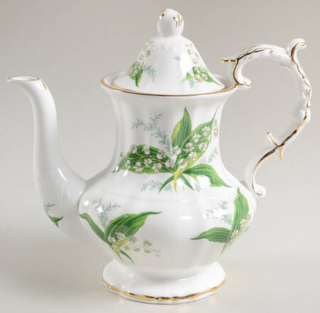 Lily of The Valley Mini Coffee Pot & Lid