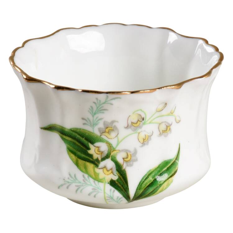 Lily of The Valley Mini Open Sugar Bowl