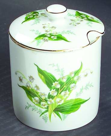 Lily of The Valley Honey Pot & Lid