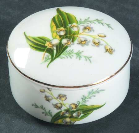 Lily of The Valley Trinket Box & Lid