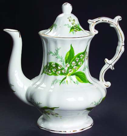 Lily of The Valley Coffee Pot & Lid