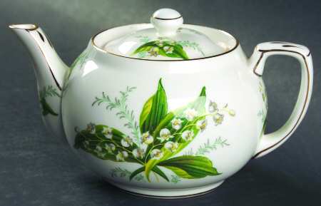 Lily of The Valley Individual Teapot & Lid