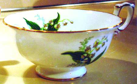 Lily of The Valley Footed Cup