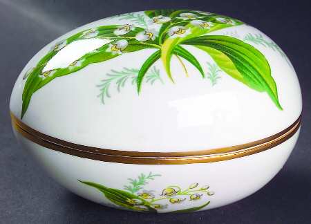Lily of The Valley Large Egg Box & Lid