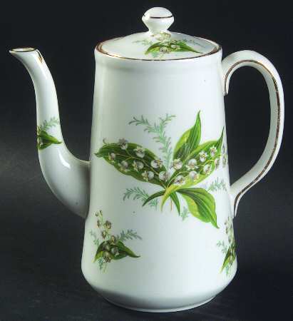 Lily of The Valley Mini Coffee Pot & Lid