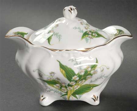 Lily of The Valley Sugar Bowl & Lid