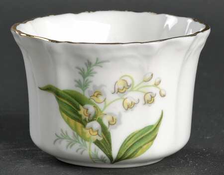 Lily of The Valley Individual Open Sugar Bowl
