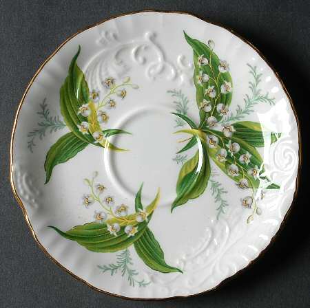 Lily of The Valley Saucer for Flat Cup