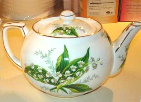 Lily of The Valley Mini Teapot & Lid