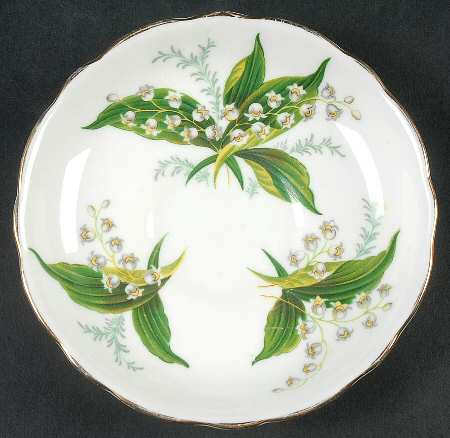 Lily of The Valley Saucer for Footed Cup