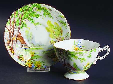Lorna Doone Footed Cup & Saucer Set