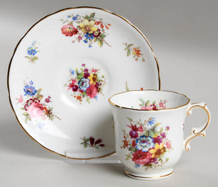 Minuet Footed Demitasse Cup & Saucer Set
