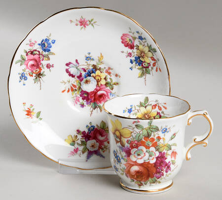 Minuet Footed Demitasse Cup & Saucer Set