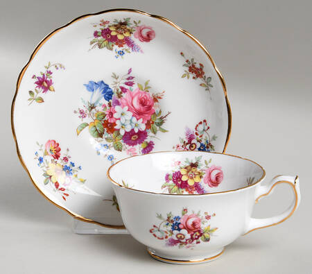 Minuet Footed Cup & Saucer Set