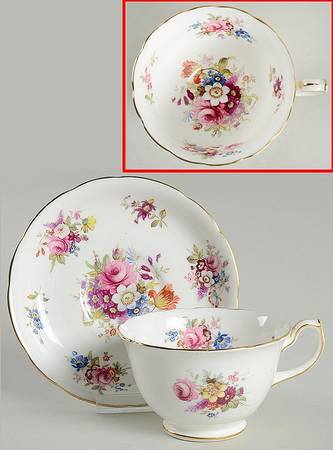 Minuet Footed Cup & Saucer Set