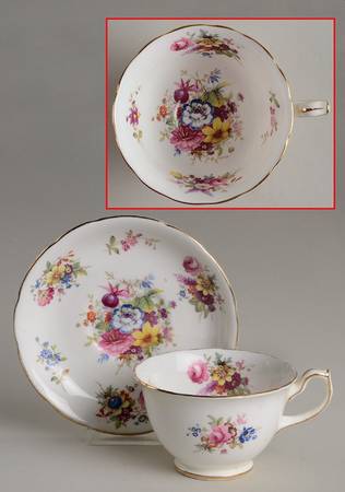 Minuet Footed Cup & Saucer Set