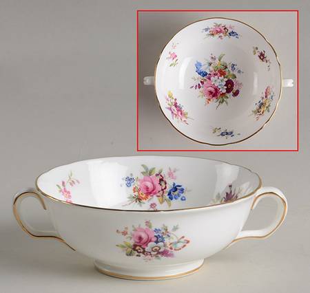 Minuet Footed Cream Soup Bowl