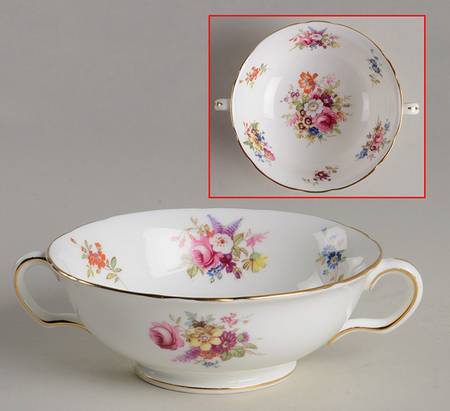 Minuet Footed Cream Soup Bowl