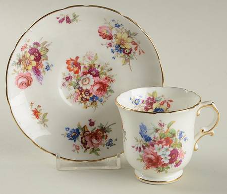 Minuet Footed Demitasse Cup & Saucer Set
