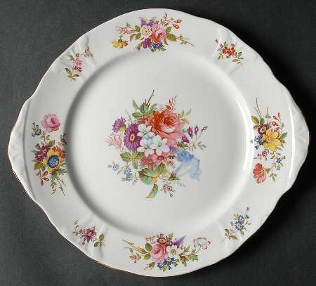 Minuet Handled Cake Plate