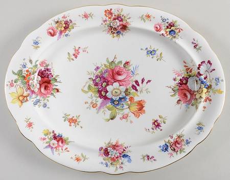 Minuet 11" Oval Serving Platter