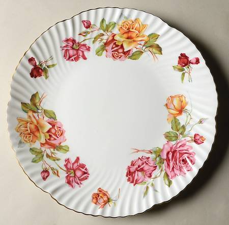 Morgan's Rose Cake Plate