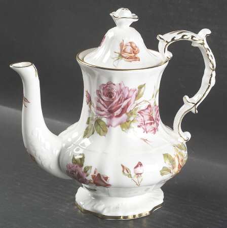 Morgan's Rose Coffee Pot & Lid