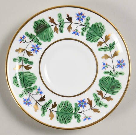 Palmetto Saucer for Flat Demitasse Cup