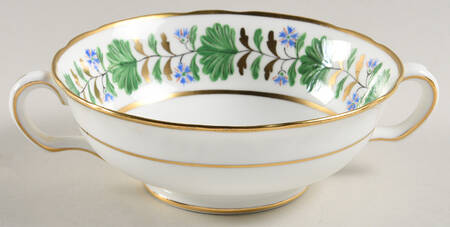 Palmetto Footed Cream Soup Bowl