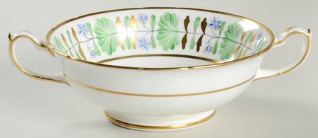 Palmetto Footed Cream Soup Bowl
