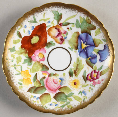 Queen Ann Saucer for Demitasse Cup
